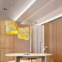 Ingo Maurer 1000 Karat Blau suspension lamp