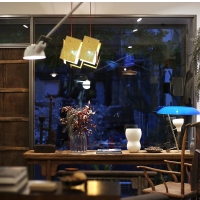 Ingo Maurer 24 Karat Blau suspension lamp