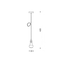 Ingo Maurer Johnny B. Good suspension lamp