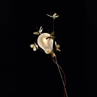 Ingo Maurer I ricchi e poveri Five butterflies table lamp