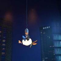Ingo Maurer Johnny B Butterfly suspension lamp