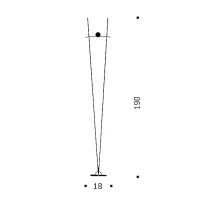 Ingo Maurer Ilios lampada da terra Ingo Maurer Ilios lampada da terra
