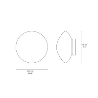 &Tradition MIST AP22 wall or ceiling lamp