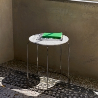 &Tradition Wire Stool Marble Top VP11