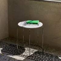 &Tradition Wire Stool Marble Top VP11