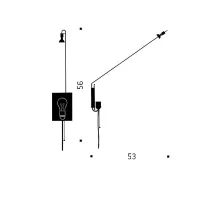 Ingo Maurer Holonzki wall lamp