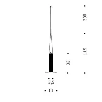 Ingo Maurer Fly Candle Fly! lampada a sospensione