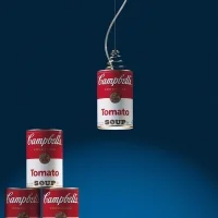 Ingo Maurer Canned Light suspension and wall lamp