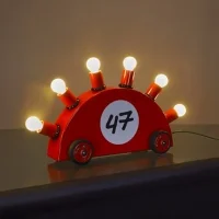 Memphis Superrari edizione limitata lampada da tavolo