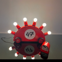 Memphis Superrari edizione limitata lampada da tavolo