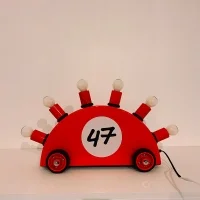 Memphis Superrari edizione limitata lampada da tavolo