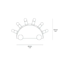 Memphis Superrari edizione limitata lampada da tavolo