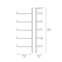 &Tradition Rombe Add-on Bay libreria modulare