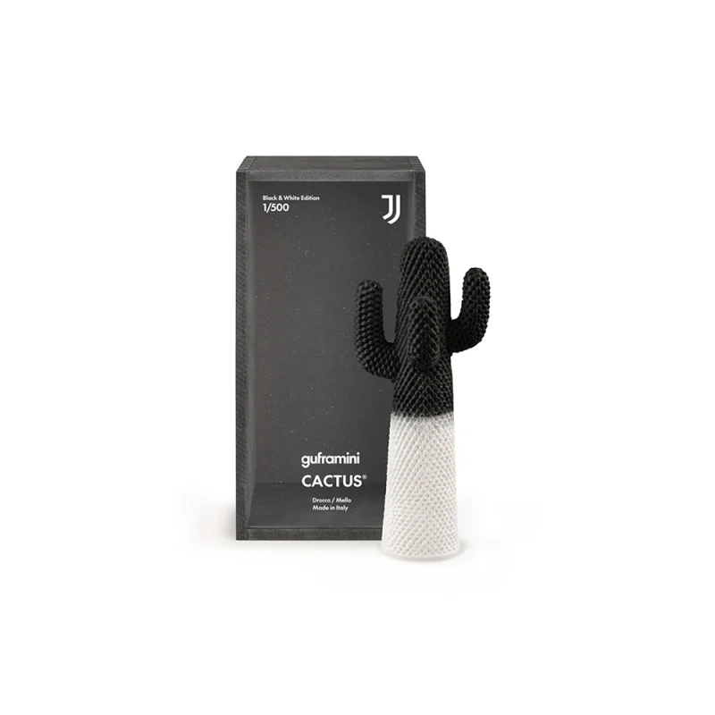 Gufram Guframini Cactus Black & White edizione limitata miniatura Gufram Guframini Cactus Black & White edizione limitata miniatura