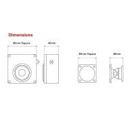 Electromagnetic Door Release Unit in Aluminium Case Series 1350