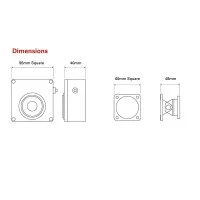 Electromagnetic Door Release Unit in Aluminium Case Series 1350