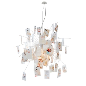 Ingo Maurer Zettel'Z Laughing Buddha lampada a sospensione Limited Edition