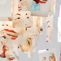 Ingo Maurer Zettel'Z Laughing Buddha lampada a sospensione Limited Edition