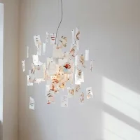 Ingo Maurer Zettel'Z Laughing Buddha suspension lamp Limited Edition