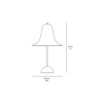 Verpan Pantop Portable 100 Years Edition lampada a batteria
