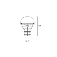 Verpan Wire Portable lampada a batteria