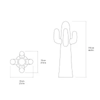 Gufram coat stand Andy's Cactus Limited Edition 1/99 di Andy Warhol