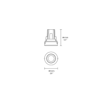 iGuzzini Laser minimal QA68 faretto da incasso per interno