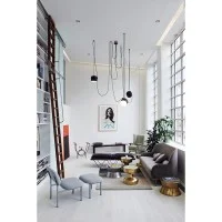 Flos AIM x 3 Punti Luce LED Lampada Sospensione Soffitto