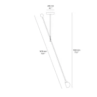 Artemide Ixa Arm XL ceiling lamp