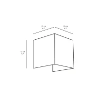 Bot Lighting Marbella Big Squared faretto per esterni