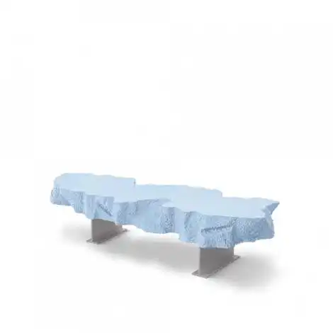 Gufram broken bench blue edition tavolo edizione limitata