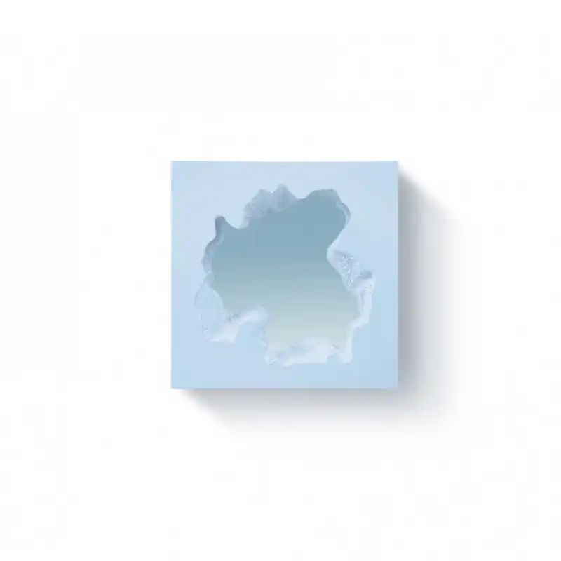 Gufram Broken Mirror Square blue edition specchio edizione limitata