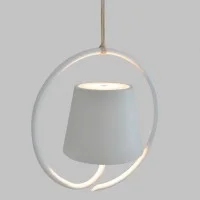 Ai Lati POLDINA White Pendant Hanging Lamp LED Rechargeable