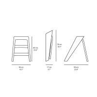 Kartell Upper folding ladder Kartell Upper folding ladder