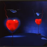 Ingo Maurer One From The Heart lampada da tavolo