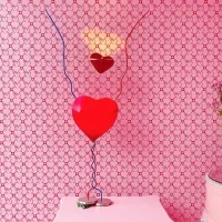 Ingo Maurer One From The Heart lampada da tavolo