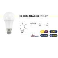 Bot Lighting Shot Anti-mosquito Insect LED Bulb A60 E27 8.3W