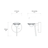 Astro Lighting Miura lampada da parete