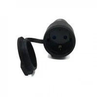 Schuko Socket 16A 2P+T Poles 250V Power Connector For Outdoor