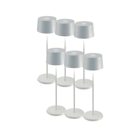 Zafferano kit Olivia box 6 lampade portatili led
