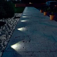 Lampo Ground Faretto LED 3W 12V Emissione Laterale Da Incasso