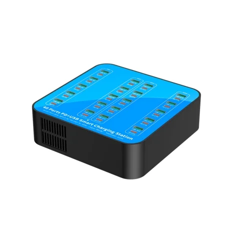 40 ports HUB USB+USBC 400W Charger