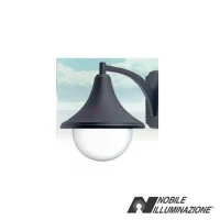 Nobile Lampara Lampada da Parete E27 Per Esterno IP43 Antracite Nobile Lampara Lampada da Parete E27 Per Esterno IP43 Antracite