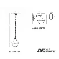 Nobile Lampara Sospensione Con Catena Lampadario E27 Per