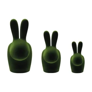 Qeeboo Rabbit Velvet Green...