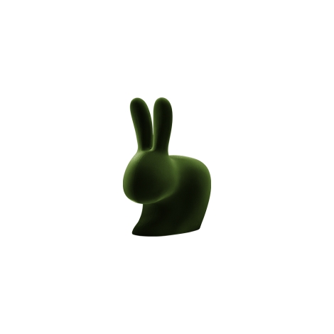 Qeeboo Rabbit Velvet Green Limited Edition