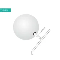 Marino Cristal Lampadina T28 PRO EVO Tubo LED E14 8W 900lm Marino Cristal Lampadina T28 PRO EVO Tubo LED E14 8W 900lm