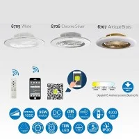 Mantra Alisio LED Fan Ceiling Lamp Managed By APP Amazon Alexa