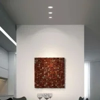 Lampo Ceiling Recessed GU10 Downlight In Plaster Round For LEDs Lampo Ceiling Recessed GU10 Downlight In Plaster Round For LEDs