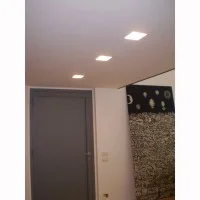 Lampo Faretto GU10 Da Incasso a Soffitto In Gesso Piatto